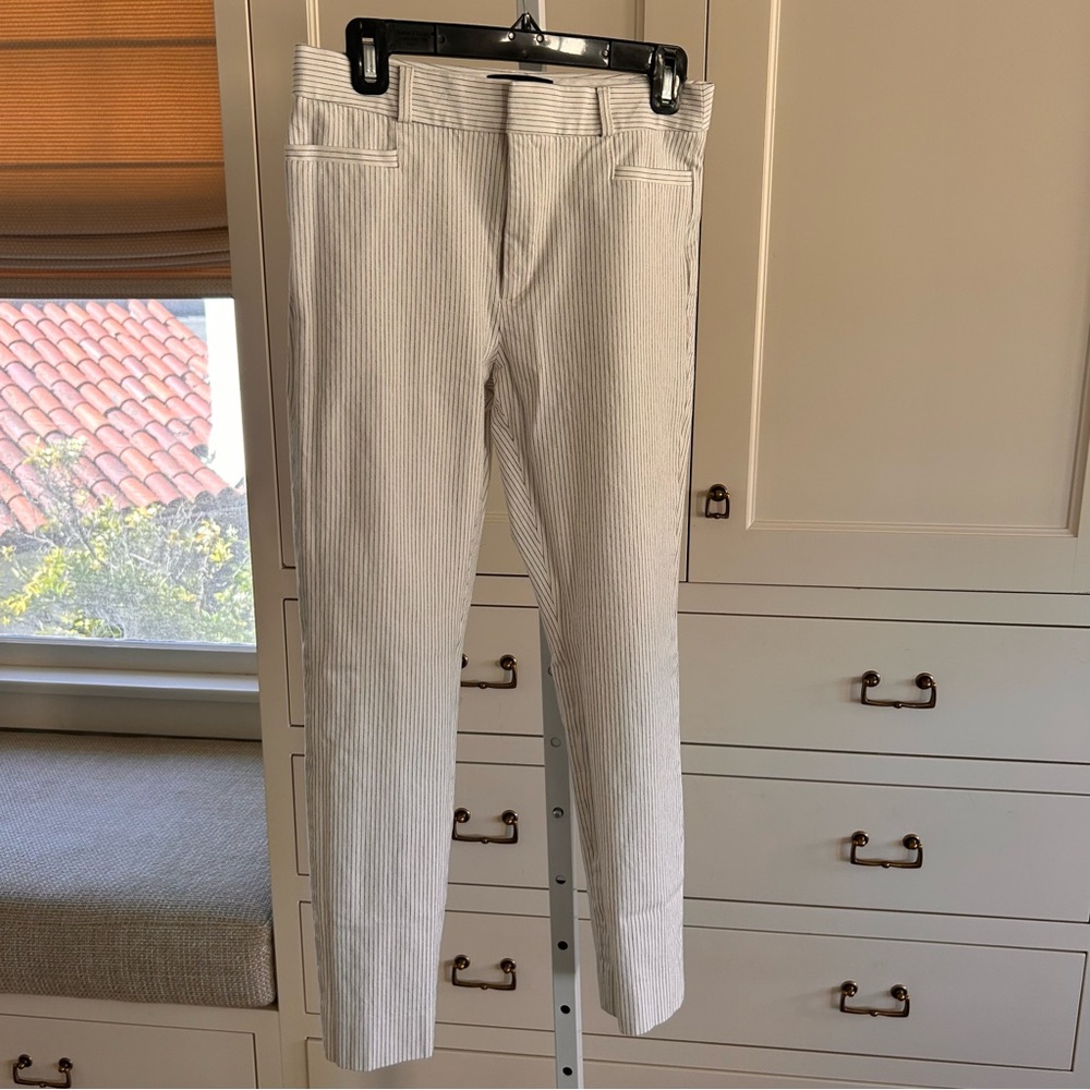 Banana Republic striped Sloan pant sz 4